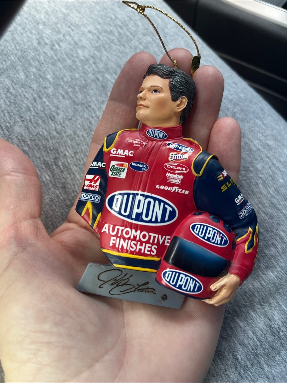 2001 Jeff Gordan resin ornament